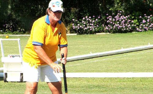 State player Barb Piggott will be on hand to give coaching on how to play croquet.